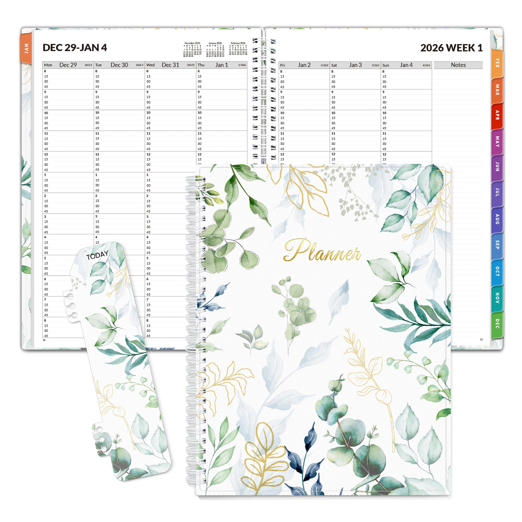 SUNEE 2026 Appointment Planner 15-Minute Time Block - View #9