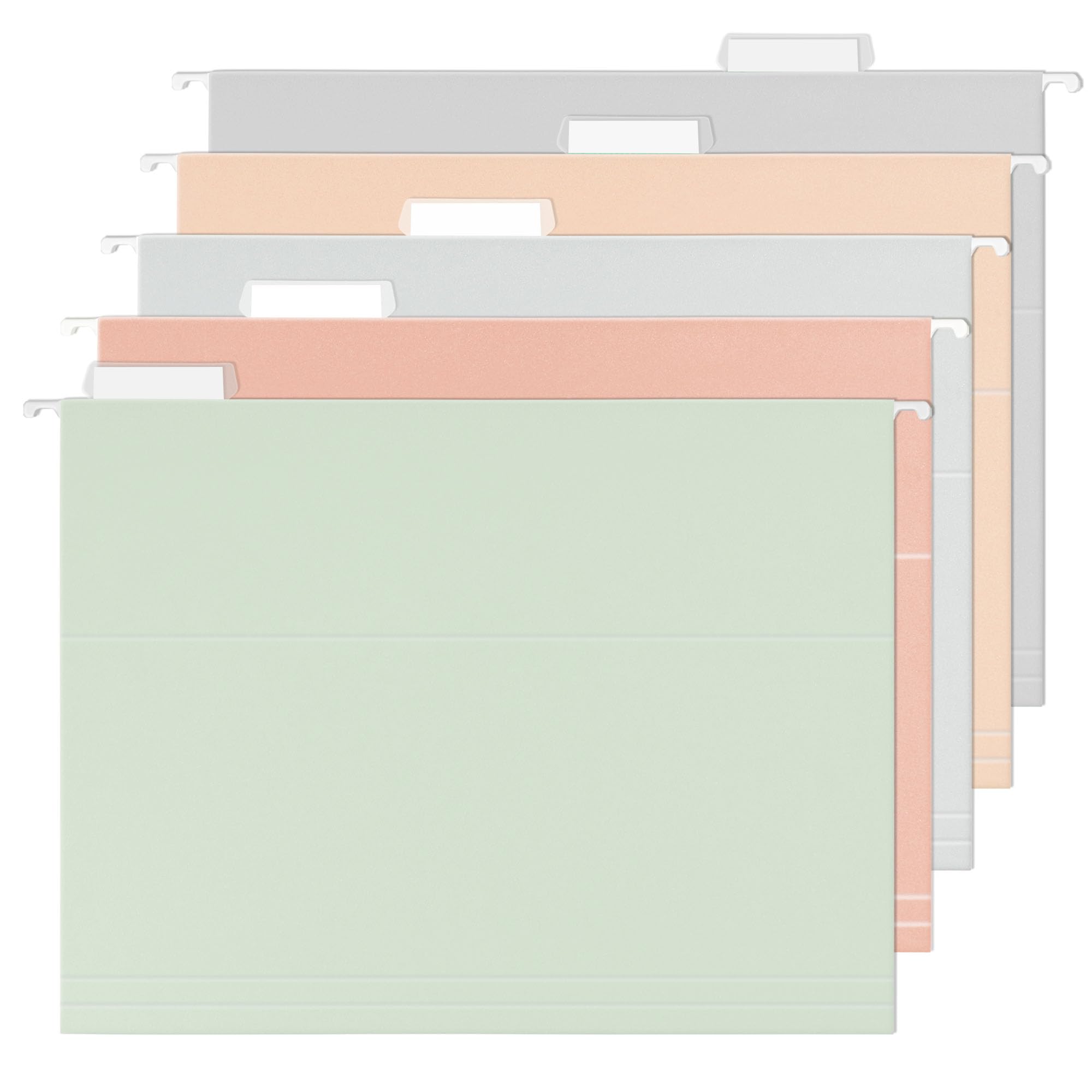 SUNEE Hanging File Folders Letter Size with 1/5-cut Tabs - 25 Packs