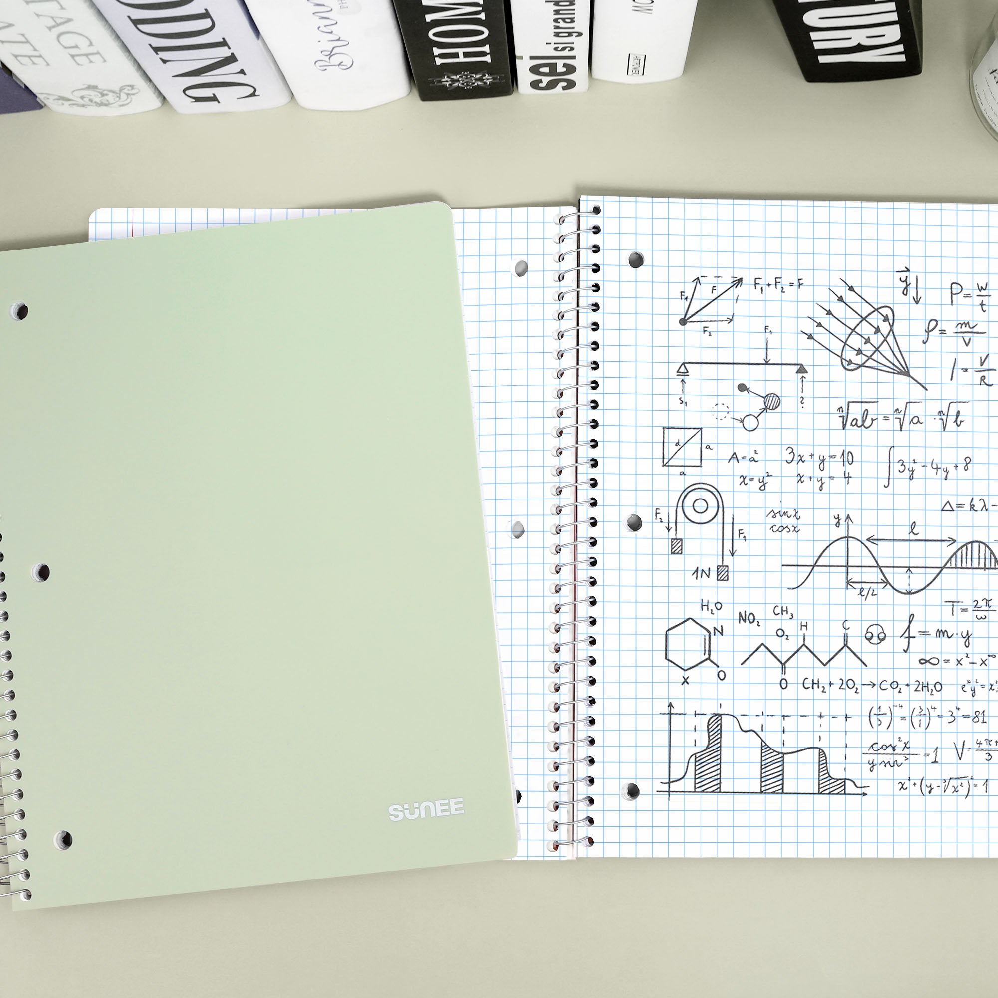 Mead Spiral Notebooks, 6 Pack, 1-Subject, College Ruled Paper, 8" X 10-1/2